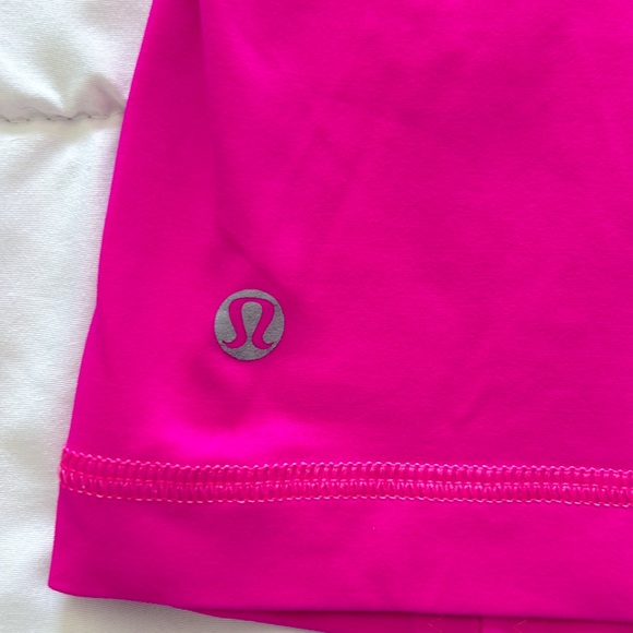 Lululemon hot pink tank with criss cross straps - Picture 3 of 5